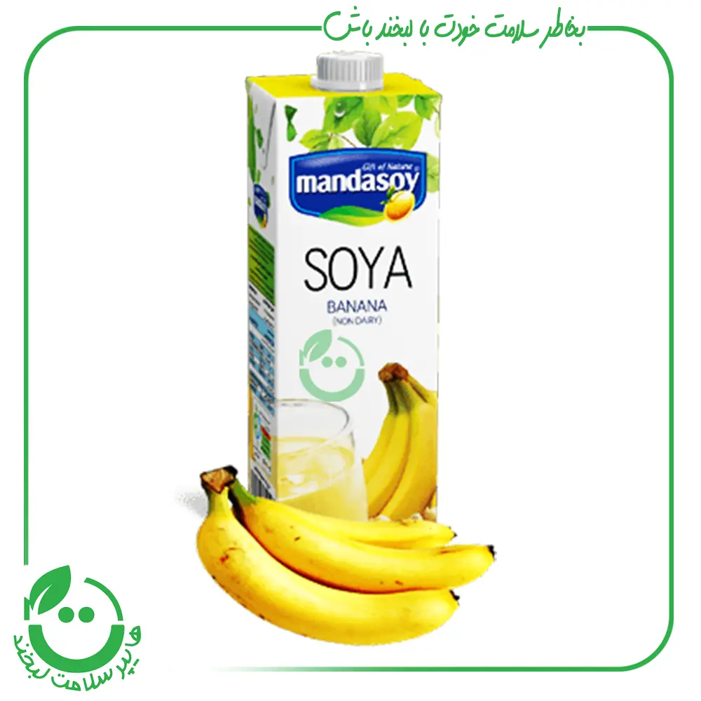 سویا شیر موز مانداسوی - 1 لیتر