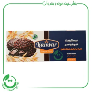 بیسکویت شوکو یولاف بدون قند کامور ـ 81 گرم