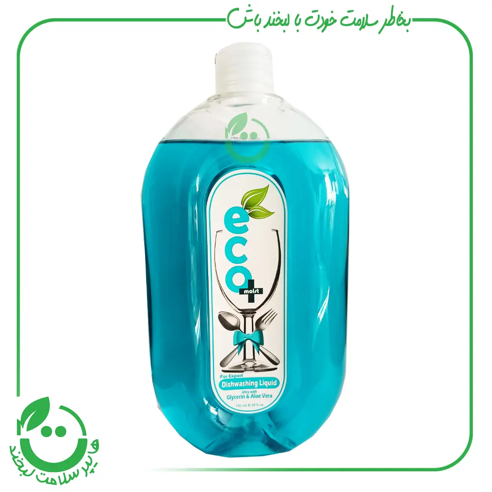 مایع ظرفشویی آبی ایکومویست ـ 750 میل
