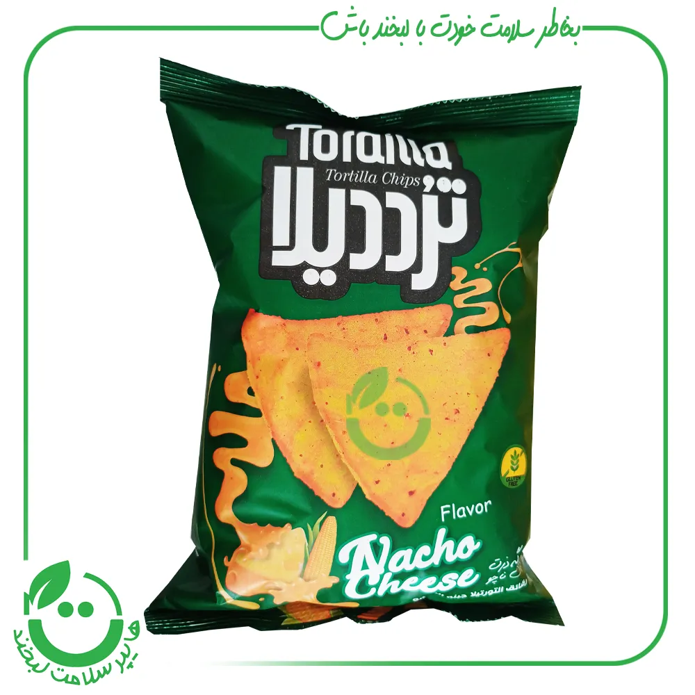 برگه ذرت پنیری ناچو تردیلا