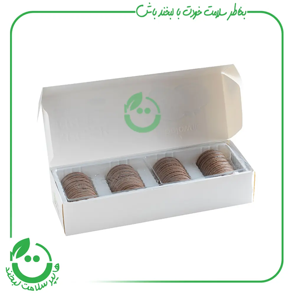 بیسکویت کرم دار کاکائویی بیلو - 450 گرم