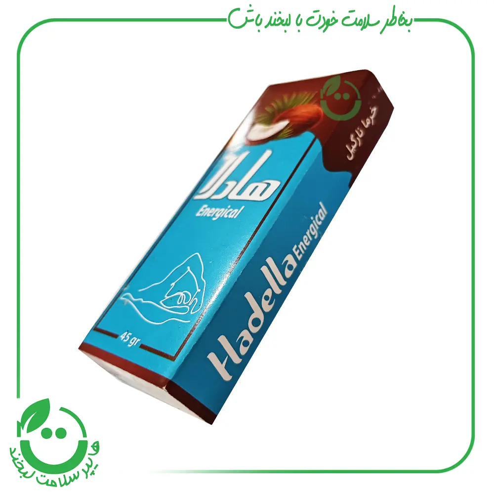 انرژی بار خرما نارگیل هادلا ـ 45 گرم