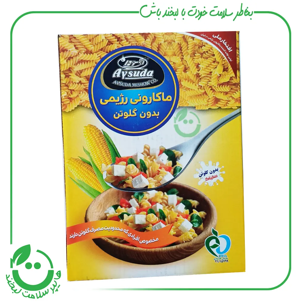 ماکارونی بدون گلوتن زانویی آی سودا ـ 500 گرم