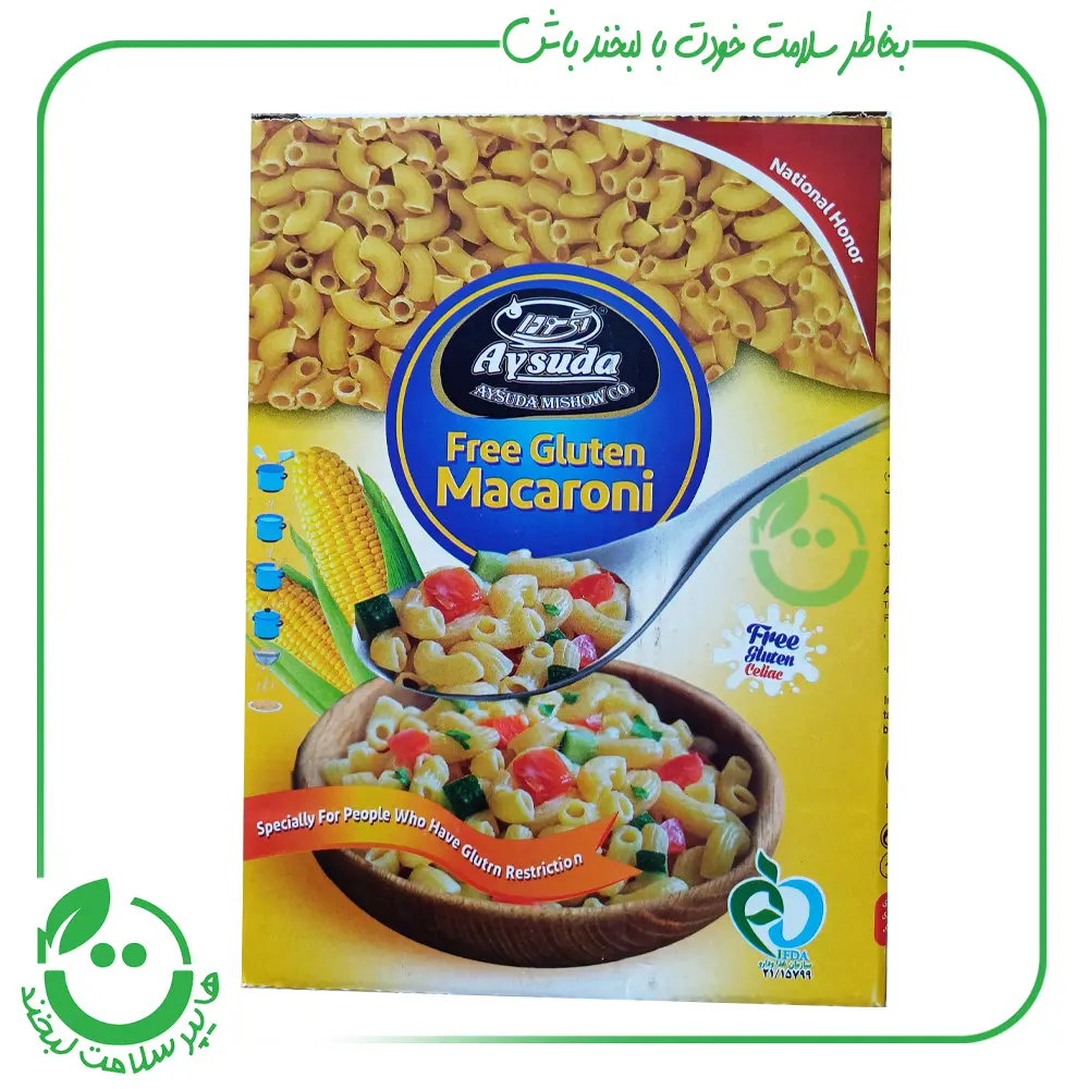 ماکارونی بدون گلوتن زانویی آی سودا ـ 500 گرم