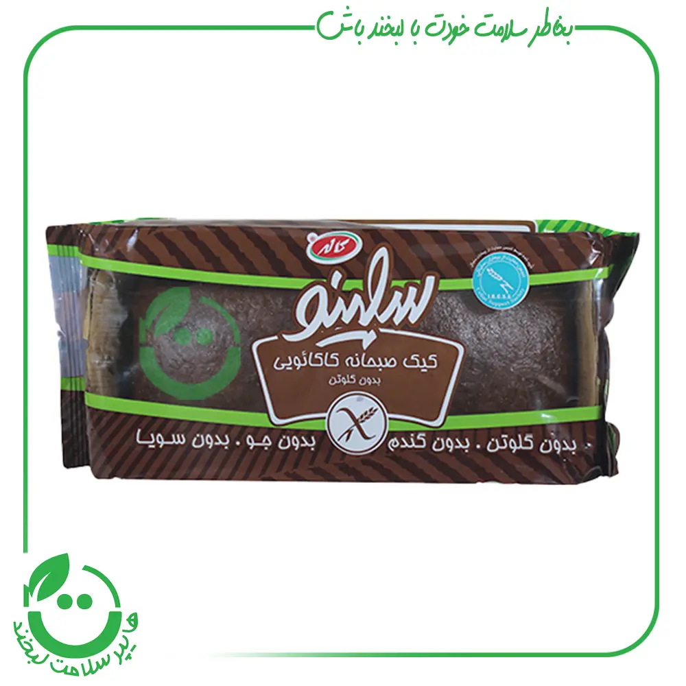 کیک صبحانه کاکائویی بدون گلوتن کاله - 90گرم