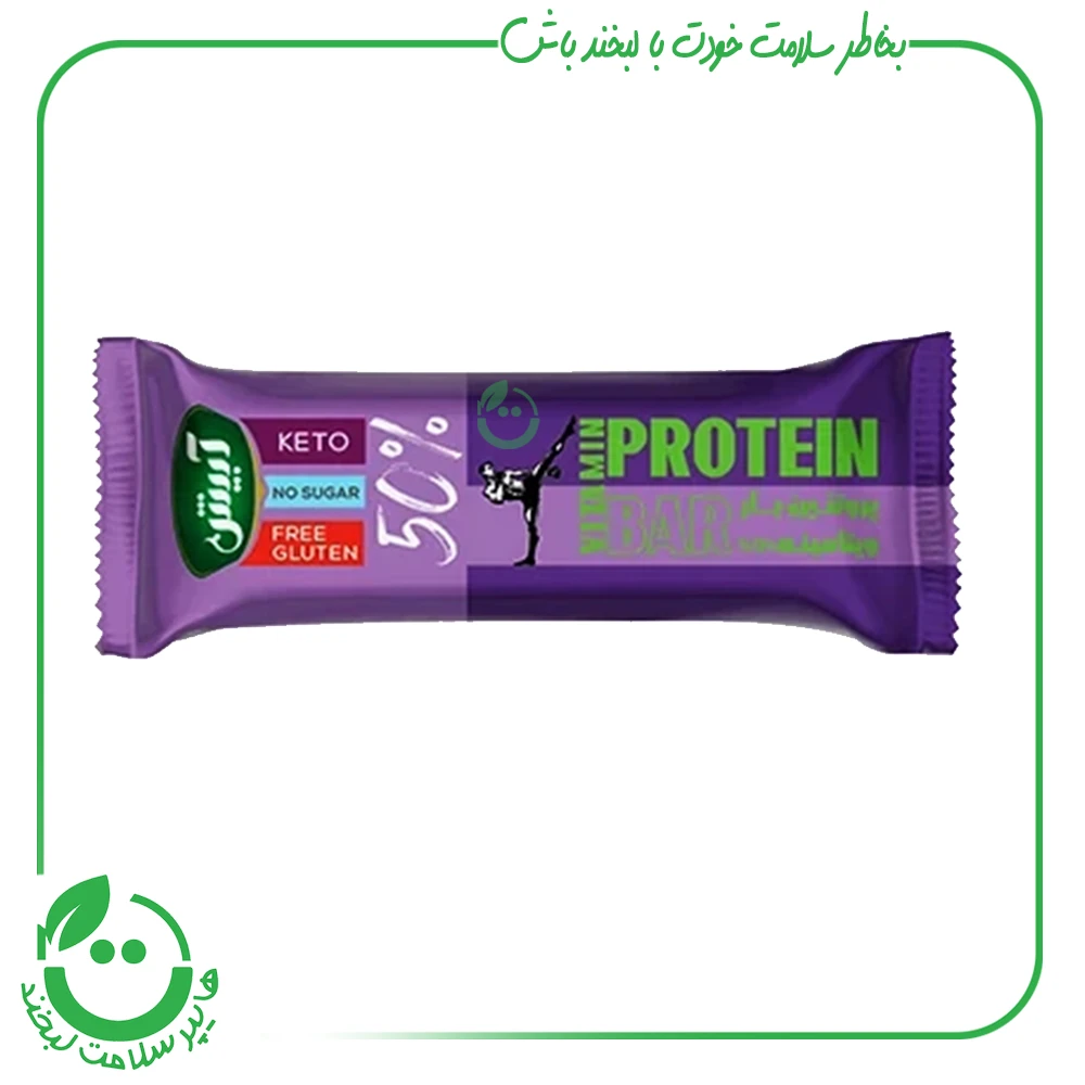 پروتئین بار 50% کتویی آبیش