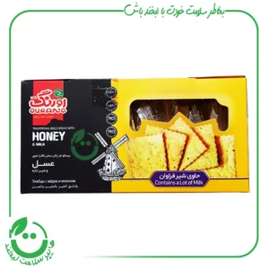 نان بیسکویت حاوی شیر و عسل اورنگ ـ 310گرم
