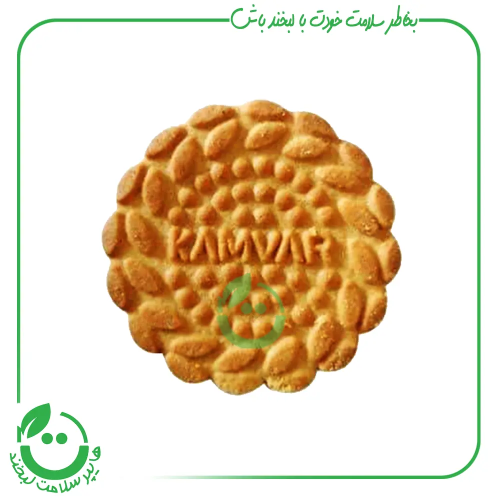 بیسکویت یولاف بدون قند کامورـ 450 گرم