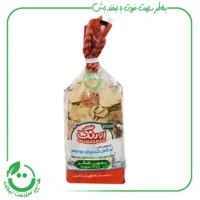 نان چیپسی حاوی آرد کامل گندم و جودوسر اورنگ ـ 250 گرم