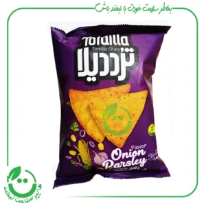 برگه ذرت پیاز جعفری تردیلا