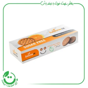 بیسکویت کرم دار پرتقالی بیلو - 450 گرم