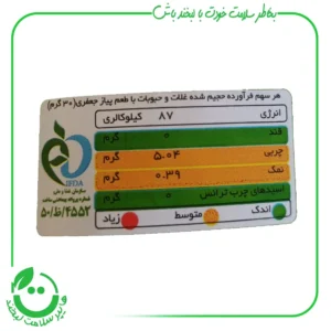 اسنک سالم و مغذی پیاز جعفری پاورپف