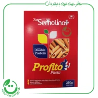 پاستا پنه پروتئینه سمولینا پلاس زر ماکارون