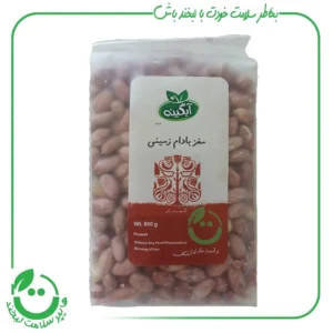 مغز بادام زمینی ارگانیک آبگینه - 500 گرم