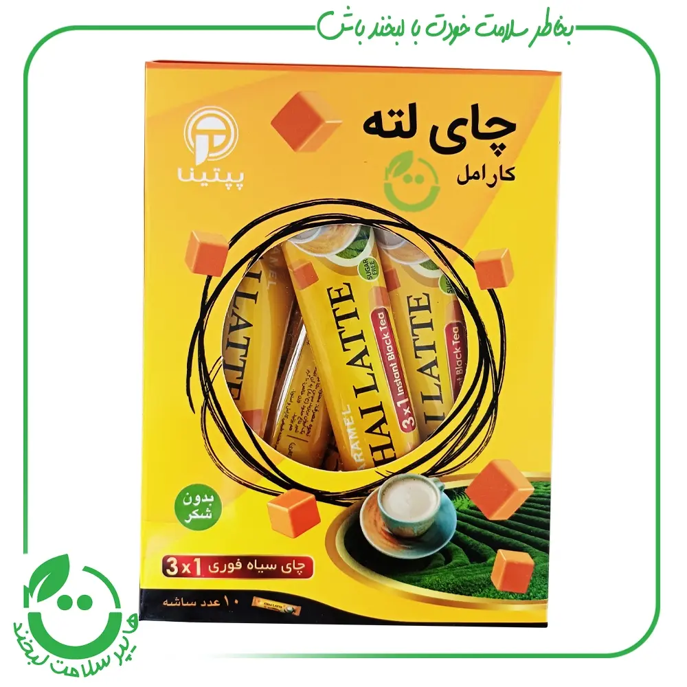 چای لته کارامل پپتینا -10 ساشه