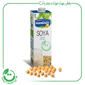 سویا شیر ساده مانداسوی - 1 لیتر