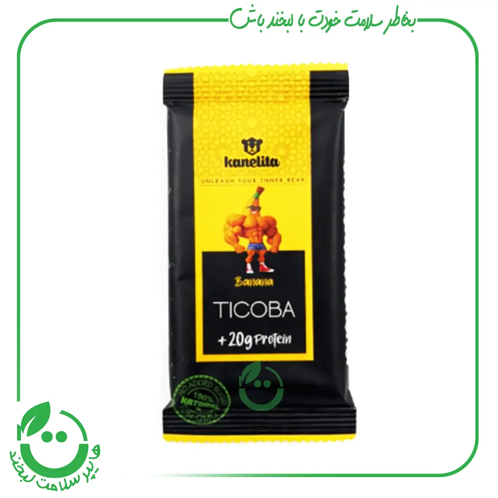 پروتیین بار موز تیکوبا- 50 گرم