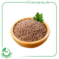 عدس قرمز ارگانیک آبگینه - 900 گرم