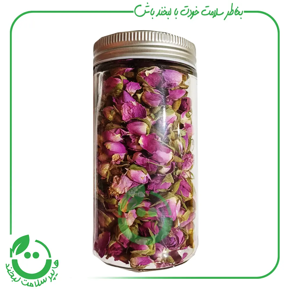 دمنوش غنچه گلسرخ ارگانیک باغ فیروزه - 60 گرم