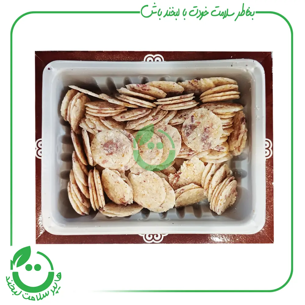 سوهان (پولکی) گل محمدی فرامنش - 120 گرم