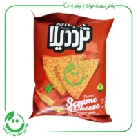 برگه ذرت کنجدی با طعم پنیر تردیلا