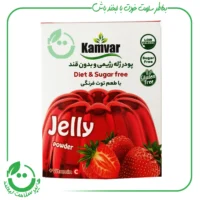پودر ژله بدون قند با طعم توت فرنگی کامور ـ 36 گرم