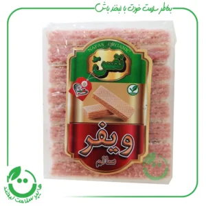 ویفر سالم توت فرنگی نفس