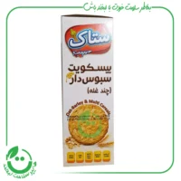 بیسکویت سبوس دار ( چندغله) ستاک - 370 گرم