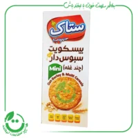 بیسکویت سبوس دار ( چندغله) مینی ستاک - 140 گرم