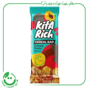 بار غلات 5 میوه خشک کیتاریچ ـ 40 گرم