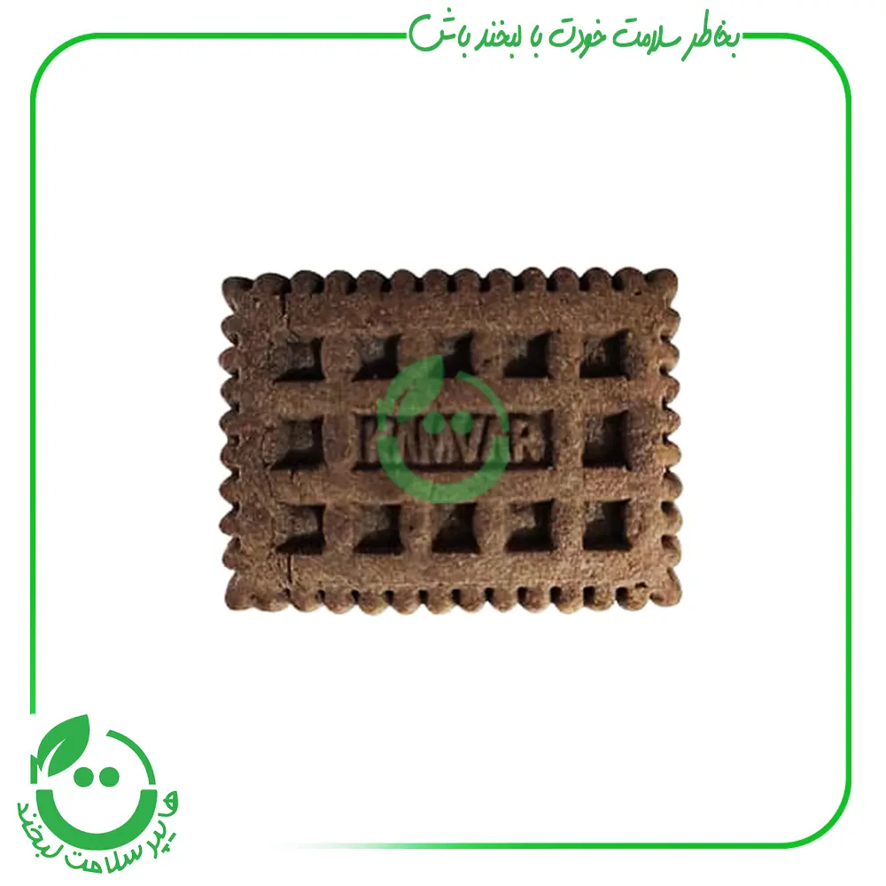 بیسکویت کاکائویی بدون قند کامور ـ 360 گرم