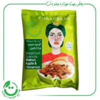 ساشه موسلی گردو سیب و دارچین چاربان ـ 50 گرم