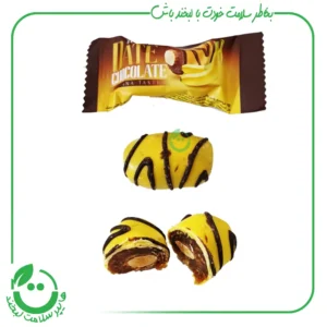 خرما شکلاتی مغز بادام با طعم موز تنگسیر ـ 250 گرم