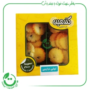 کوکی نارگیلی کتوژنیک گندمین
