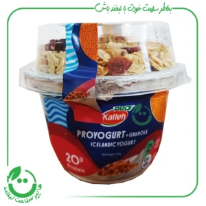 پرو ماست کازیین ایسلندی با گرانولا کاله ـ 200 گرم
