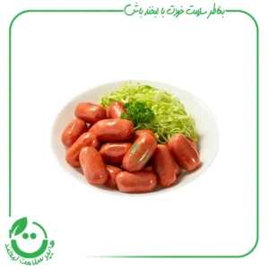 سوسیس کوکتل گیاهی سویا آسوده سازان - 400 گرم
