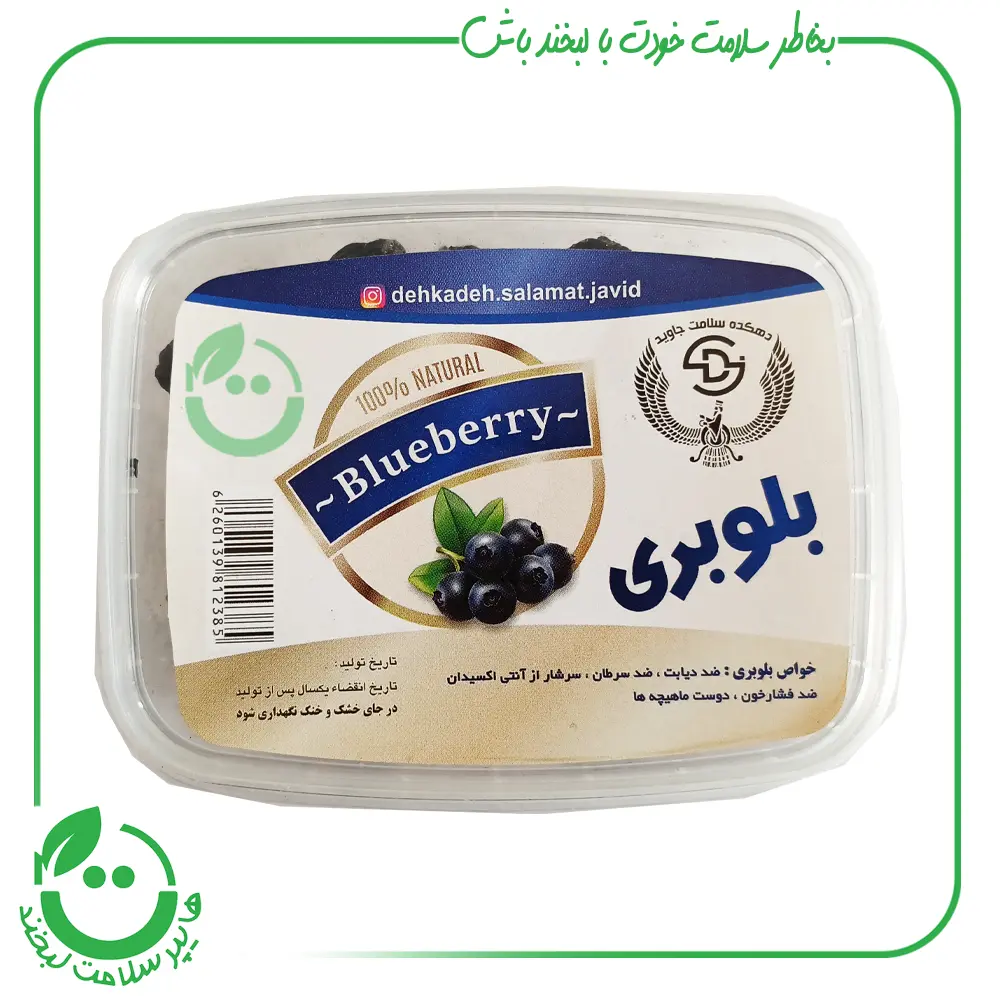 بلوبری خشک جاوید ـ 70 گرم