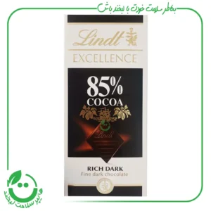 شکلات تلخ تخته ای 85 % لینت ـ 100 گرم