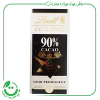 شکلات تلخ تخته ای 90 % لینت ـ 100 گرم
