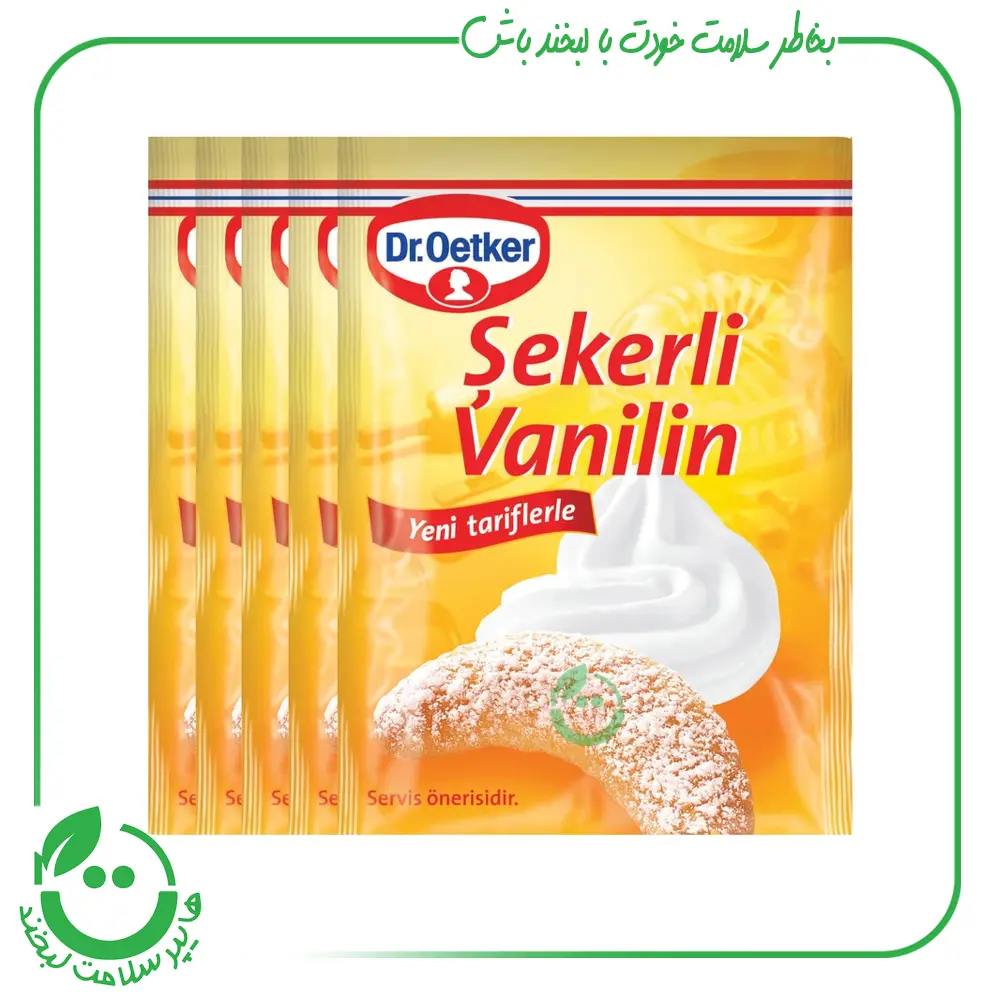 وانیل شکری بدون گلوتن دکتر اوتکر ـ 5 ساشه