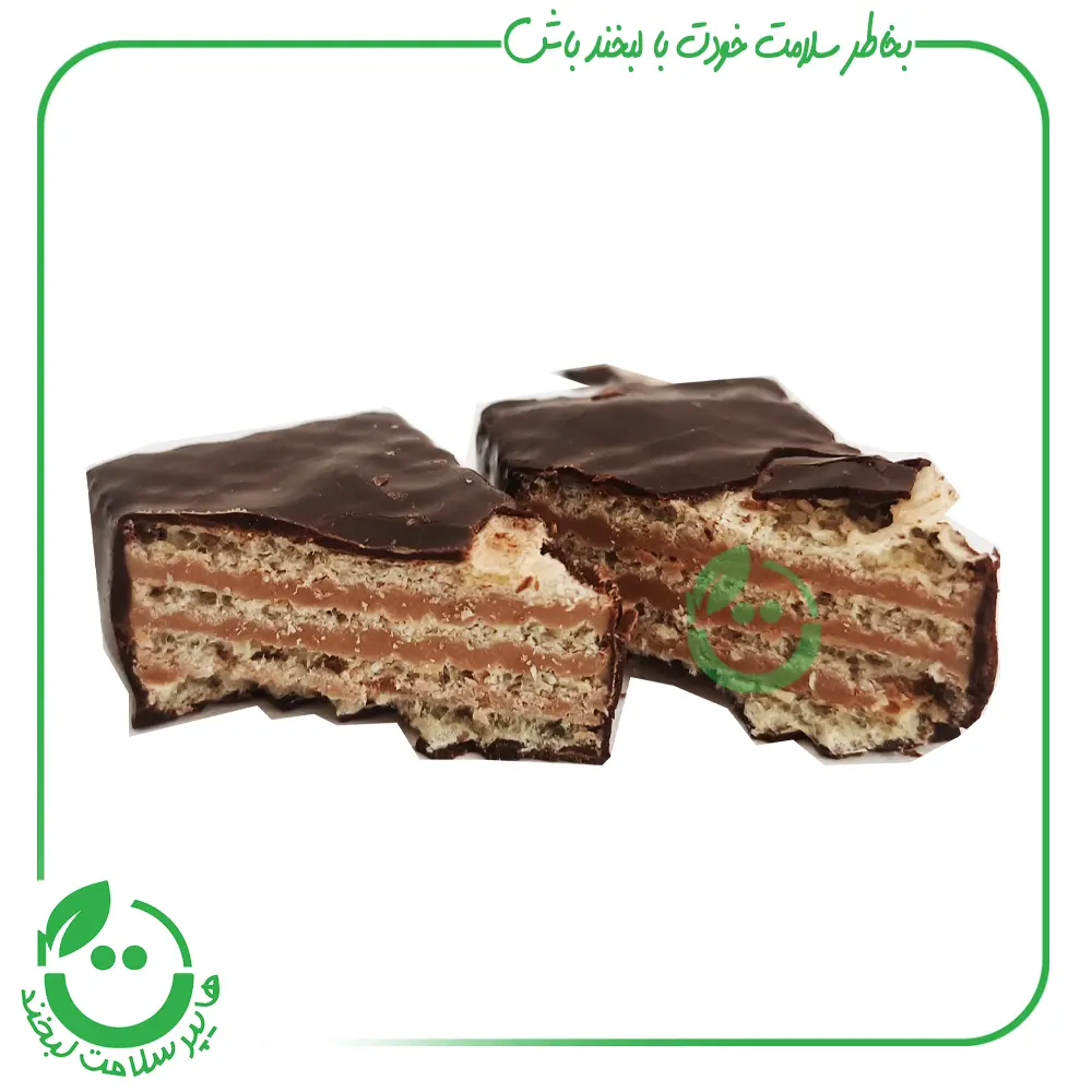 ویفر با روکش شکلات بدون قند پوبدا ـ 10 گرم