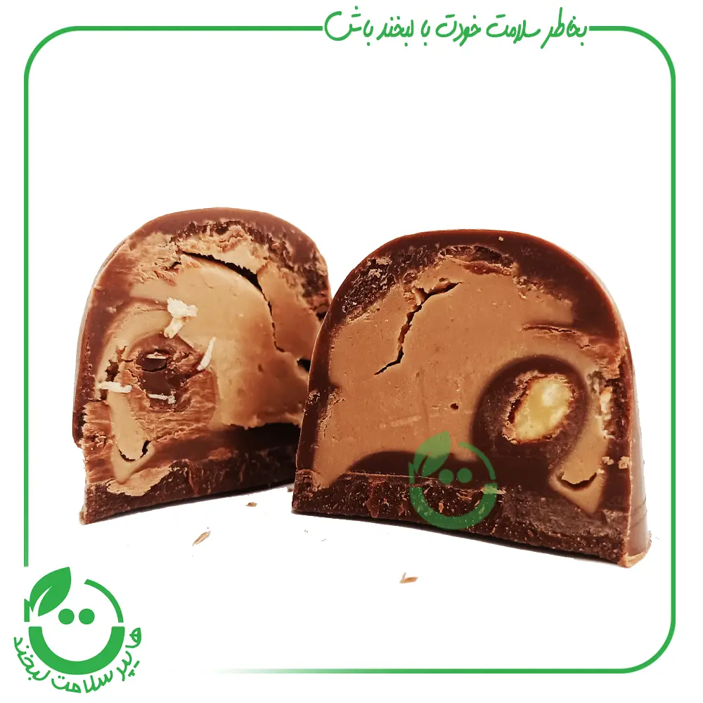 ترافل مغز فندق بدون قند پوبدا ـ 17 گرم