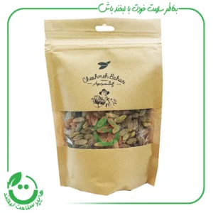 کشمش سبز قلمی ارگانیک چشمه بهار ـ 350 گرم