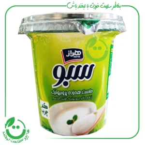 ماست همزده پروبیوتیک کم چرب سبو هراز - 750 گرم