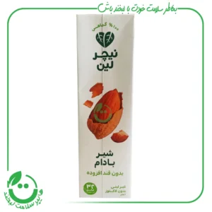 شیر بادام بدون قند نیچرلین ـ 1 لیتر