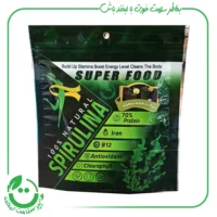 پودر جلبک اسپیرولینا با طعم موهیتو کافه سبز - 100 گرم
