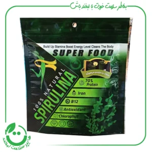 پودر جلبک اسپیرولینا با طعم موهیتو کافه سبز - 100 گرم