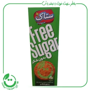 بیسکویت بدون شکر سبوس دار چند غله ستاک ـ 320 گرم